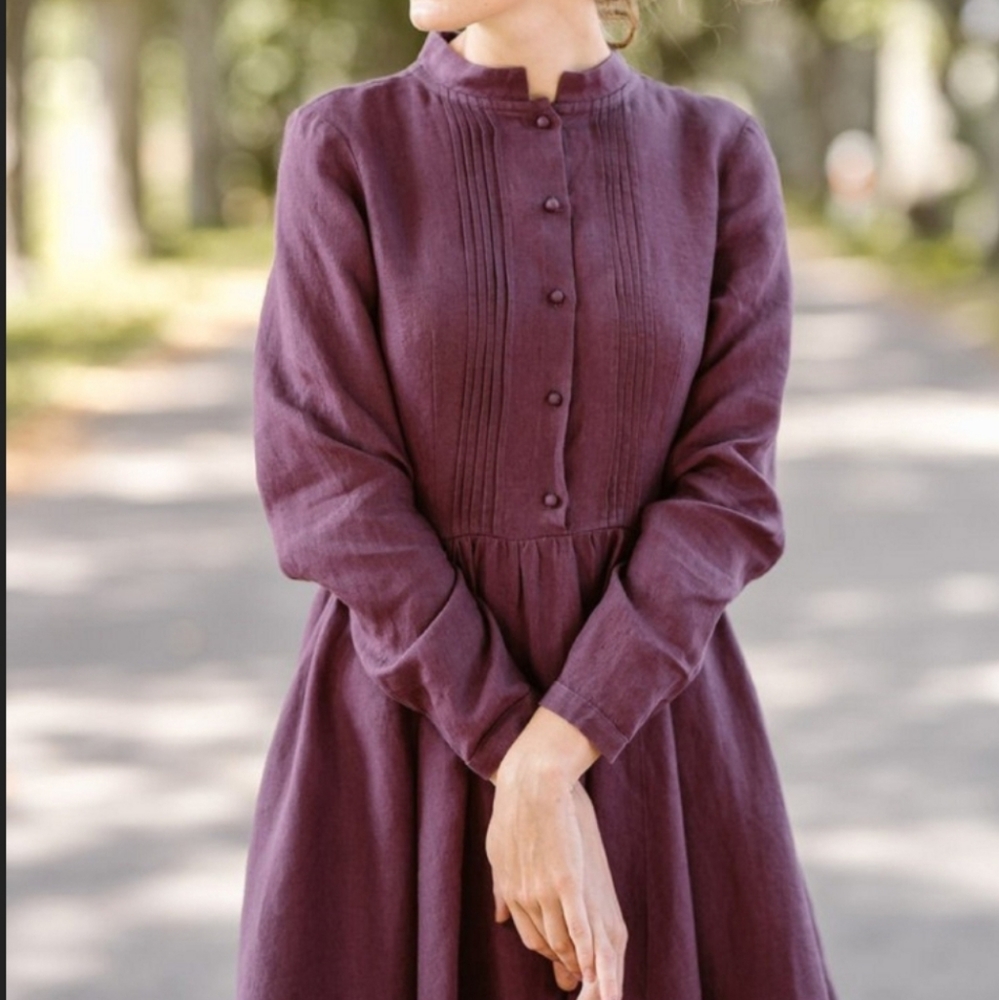 Son de Flor Elisa dress in Lilac, XS - Picture 2 of 4